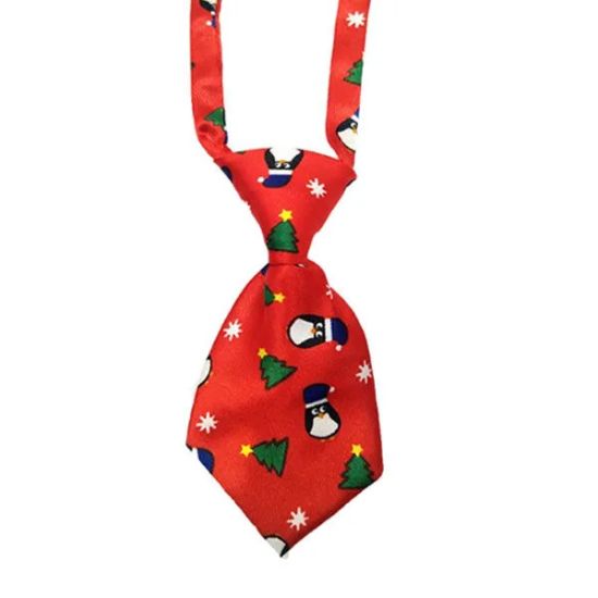 Billede af Jólaslips Silki Reytt við Pingvin