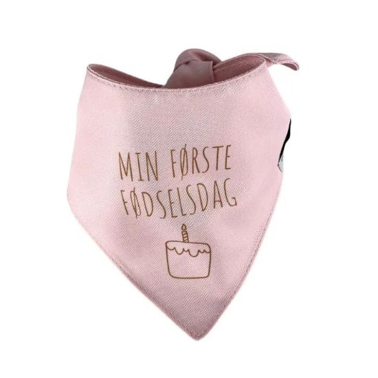 Billede af Mín fyrsti føðingardagur Bandana 58cm Ljósareytt