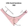 Billede af Mín fyrsti føðingardagur Bandana 58cm Ljósareytt