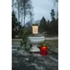 Billede af Gravlys solar hvid