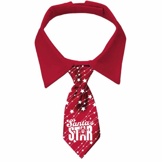 Billede af Slips, Santa Star, Reytt/Hvítt, 52x17cm
