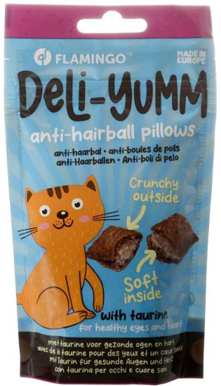 Billede af Flamingu, Deli-Yumm Góðbitar, Anti-hairball, 50g
